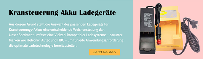 Kransteuerung Akku Ladegeräte